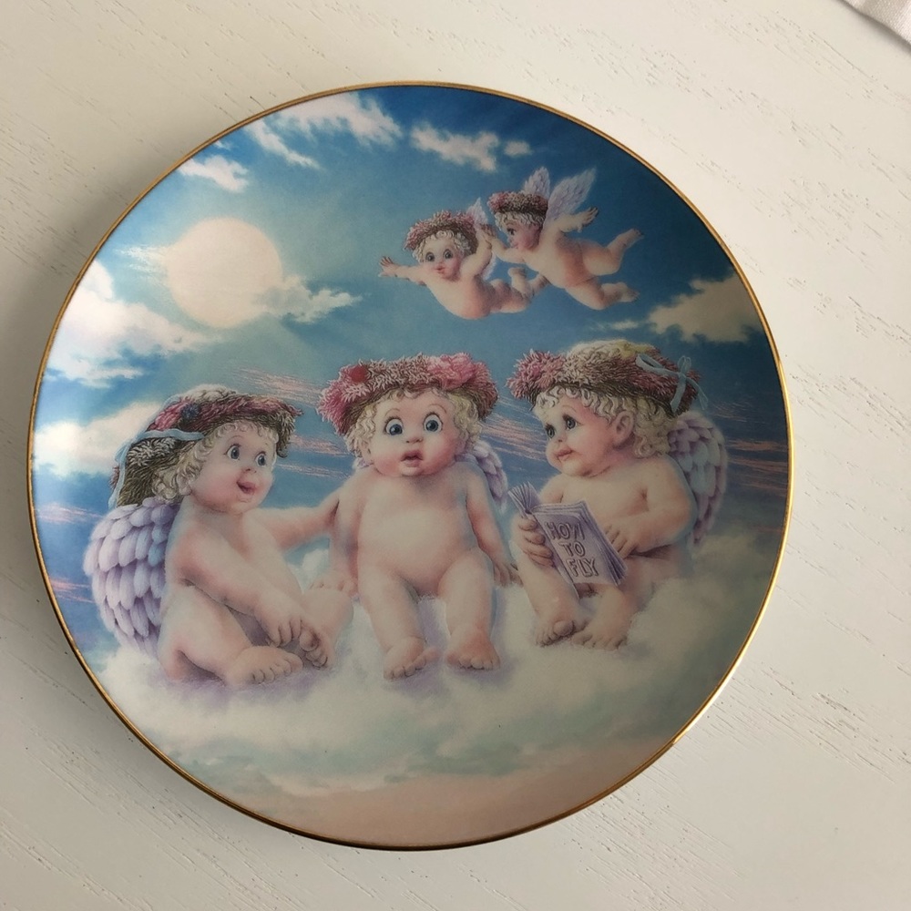 Vintage Collectible Plate Dreamsicles - The Flying Lesson